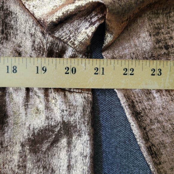 Kahlana Barfield Brown Future Collective X Target L Copper Longsleeve Blouse 820 - Picture 10 of 11